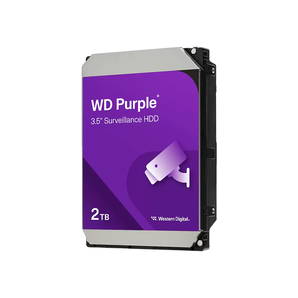 WD Purple - 2TB Disco Duro Para Videovigilancia 