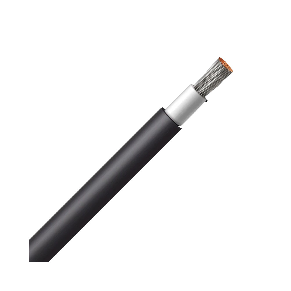 Cable Unifilar Solar PV 6mm2  H1Z2Z2-K 1,5kV Negro