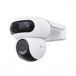 CAM IP PT LENTE DUAL EXTERIOR 4MP + 4MP + PANEL SOLAR