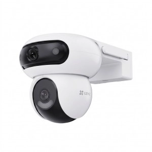 CAM IP PT LENTE DUAL EXTERIOR 4MP + 4MP + PANEL SOLAR