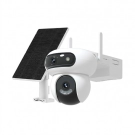 CAM IP PT DUAL EXTERIOR 4MP+4MP (WIFI/4G) C/BATERI..