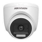 DS-2CE76K0T-LPFS Cámara de torreta fija para interiores con audio, luz e híbrido inteligente 3K